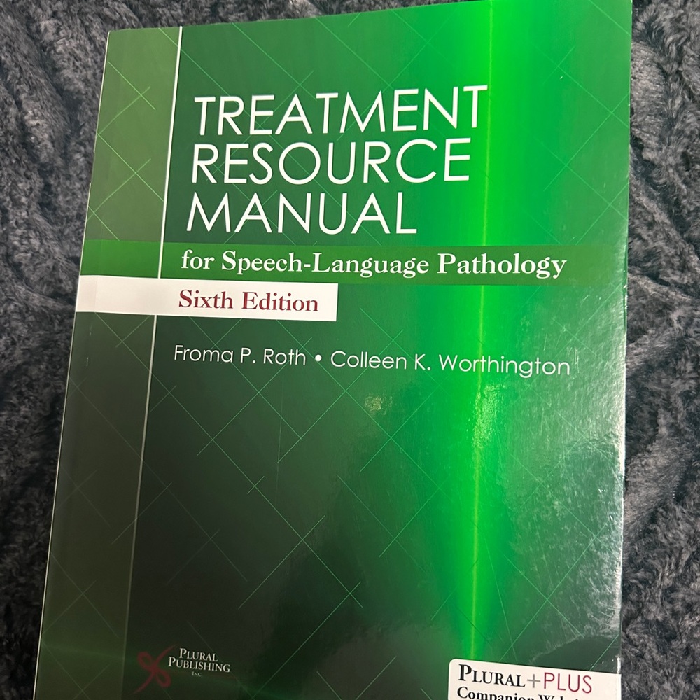 Treatment Resource Manual for Speech-Language Pathology 6th edition